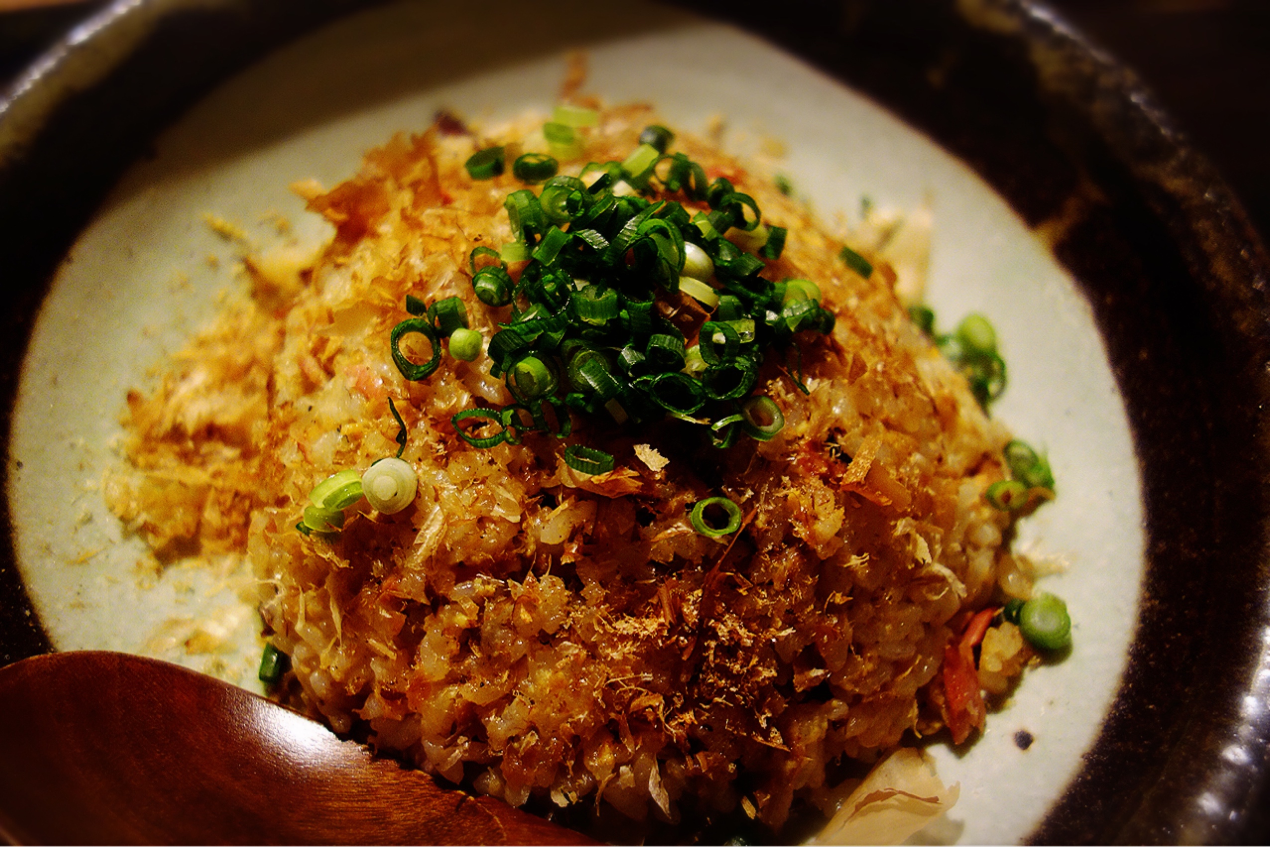 麺や和楽さんの味しょうがとなまり節の焼飯〜ひつまぶし風〜