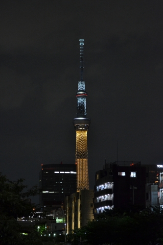 2013　東京スカイツリー　特別ライティング。