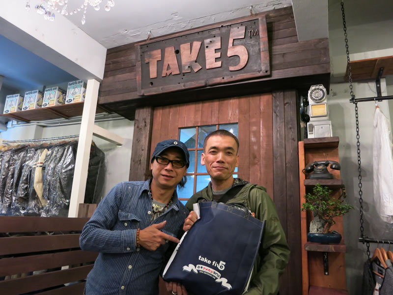 日本の匠の業を伝えるアメカジショップ「TAKE5」の香港・本店にやってきた