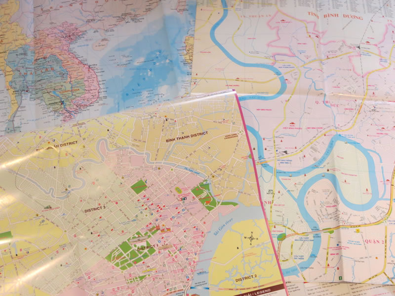 ベトナムからシンチャオ♪外国に行ったら先ずは地図を買おう! ベトナムからシンチャオ♪外国に行ったら先ずは地図を買おう!