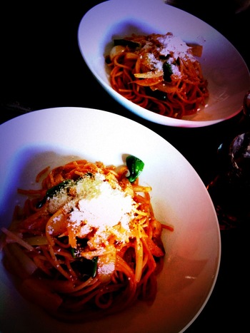 ALL CLADでパスタ