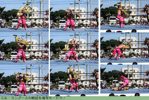 颯爽登場、マスクマン!沖縄プロレスIN宮古島