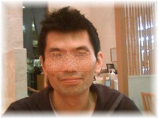 男子の髪の毛