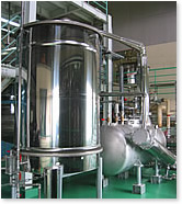 蒸留機で蒸留