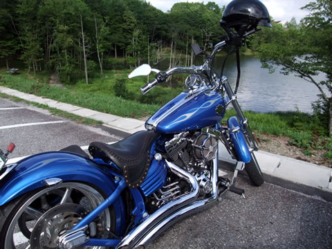 20数年ぶりの茶臼山 Harley & KAWASAKI ツーリング
