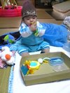 早朝から一人遊び