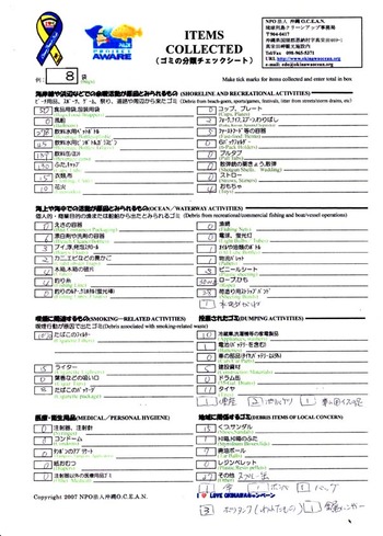 データチェックシート