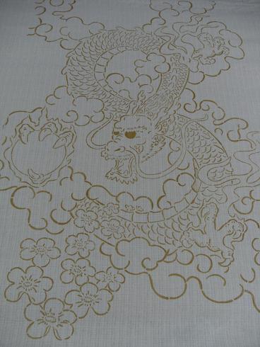 龍の図案・・・つづき