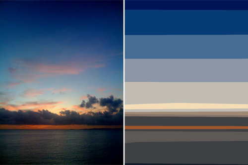 瀬長島の夕日