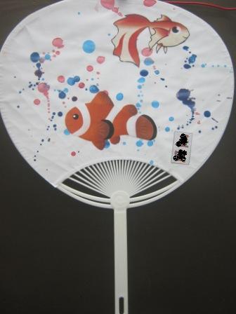 恵泉おりおん うちわ作り♪