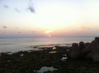 冬の夕日