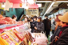 旧正月前の那覇マチグヮー