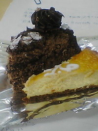 チーズケーキとチョコケーキ 2008/05/21 15:46:35