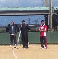 小宮山悟氏とジョニー黒木氏 【赤嶺】 沖縄 派遣