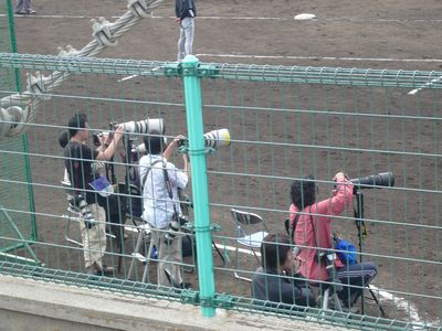 日ハムキャンプ地へ