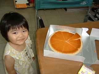 keystation!チーズケーキ差しいれ(^^)
