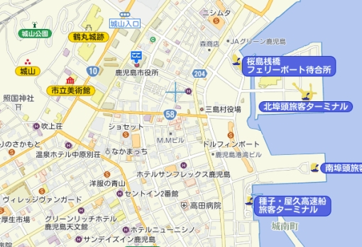 国道58号線