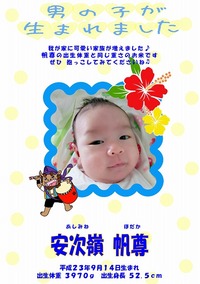大好評！だっこできるBaby米 2012/04/24 01:17:18