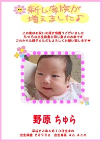 だっこできるBaby米 2012/04/08 19:35:18