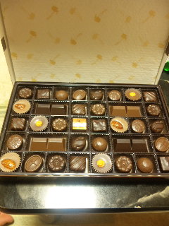 ホワイトデーのチョコ♪