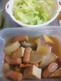 昨日の、おでんをアレンジ料理♪