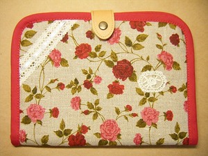 フランスリネンのカード通帳ケース入荷♪