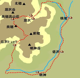 上高地到着