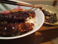 茄子とカツ丼 2012/05/02 19:00:08