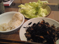 ひじきと塩キャベツなごはん 2012/05/07 18:46:05