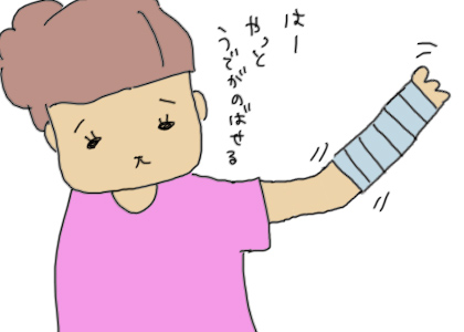 ギプス短縮~★