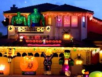 保育園でのハロウィンパーティーに参加