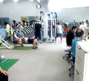 ジムが異常に混んでいました