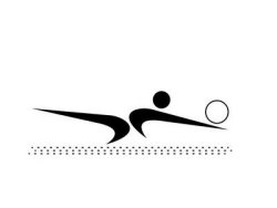 ナイキのロゴを使ってロンドン五輪の競技を表現