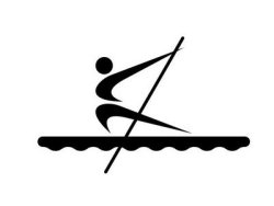 ナイキのロゴを使ってロンドン五輪の競技を表現