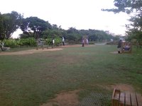 公園でトレーニング