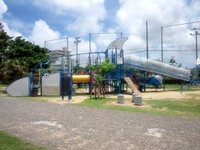 息子を連れて北谷の公園へ