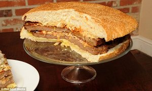 クォーターパウンダー26個分相当のモンスターバーガー