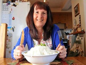 お米しか食べられない女性の話