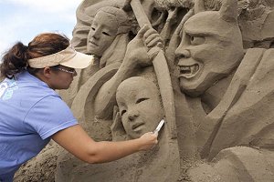 砂の彫刻世界大会の作品がスゴイ