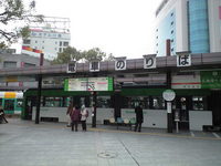 広島駅前の路面電車