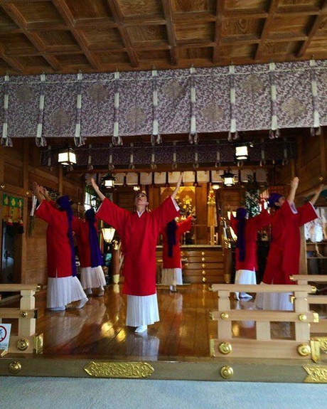 夢見の森と札幌諏訪神社ご奉納