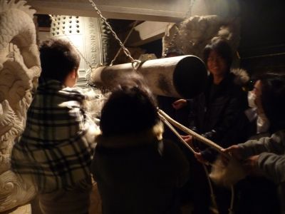 年越しの鐘。