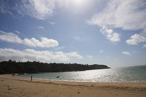 安部的海滨