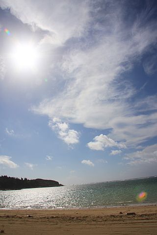 安部的海滨
