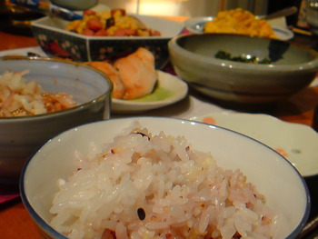 焼き魚の和食ごはん。