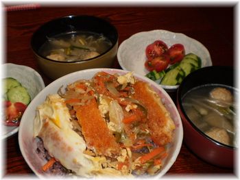 みなみ作・・・カツ丼★