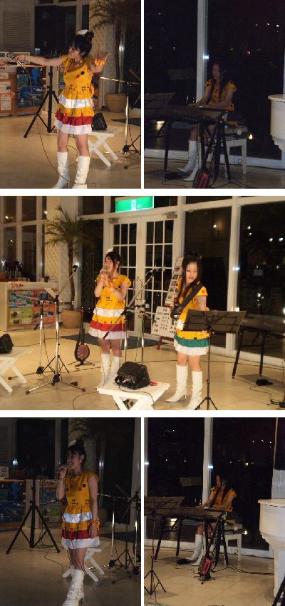 ロービーでライブ♪