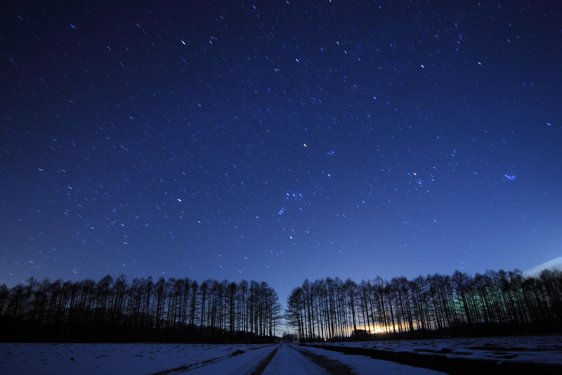 眠りにつく、冬の星座達