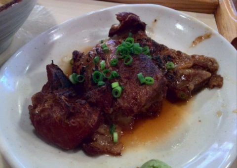 北谷町 かめぜん食堂 炙り軟骨ソーキそば