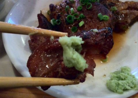 北谷町 かめぜん食堂 炙り軟骨ソーキそば